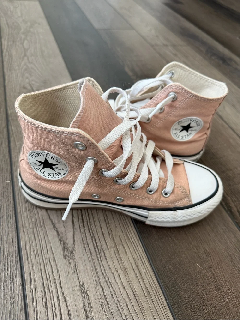 Converse Kids Pink High Top Chuck Taylor Sneakers